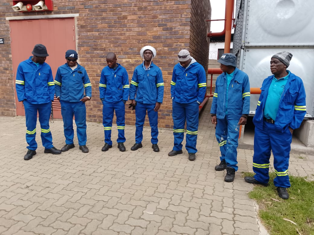 Phuthuma Industrial Roofing team